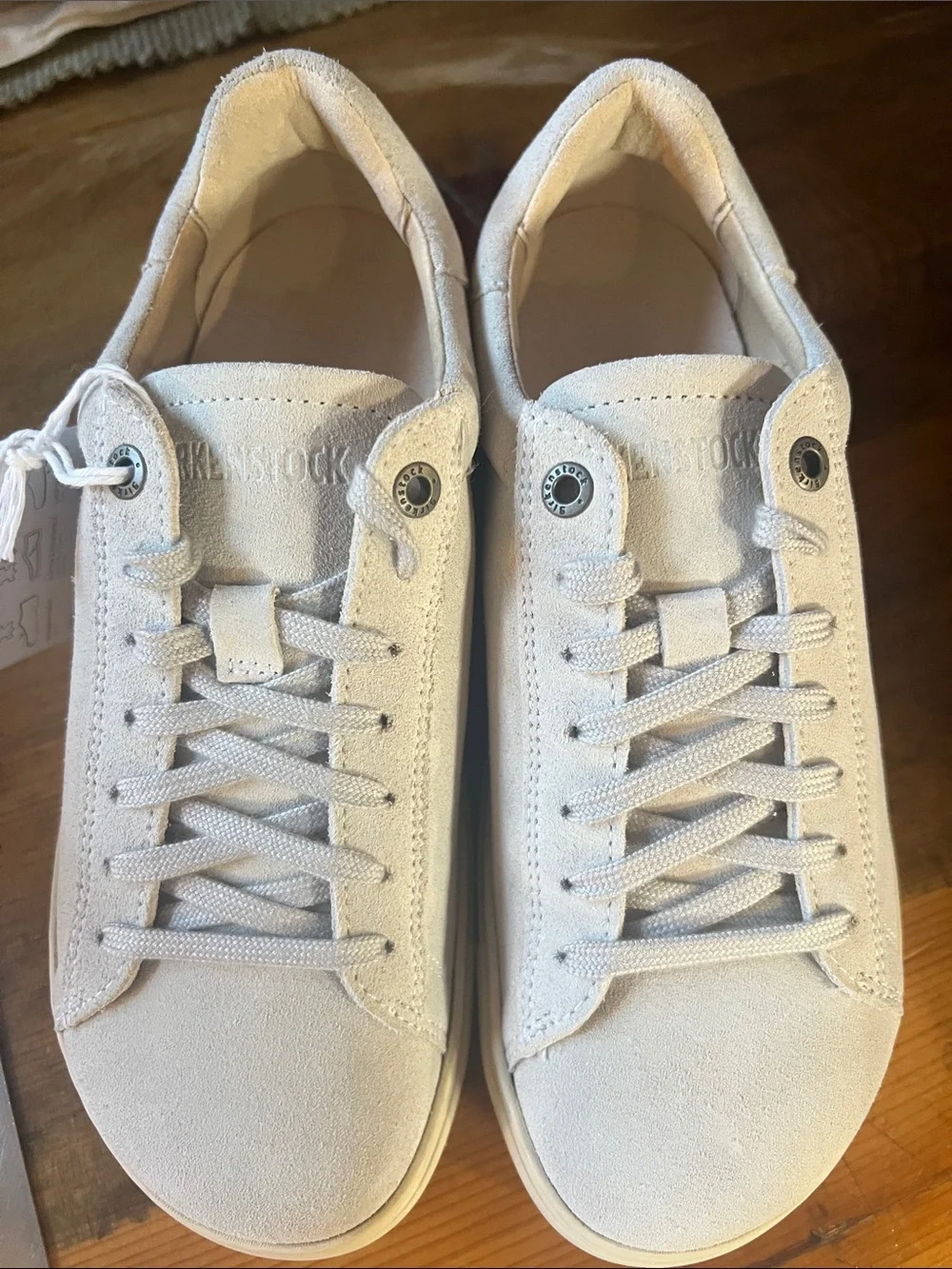 Birkenstock Suede Bend Low  Sneakers - in Antique White sz 37